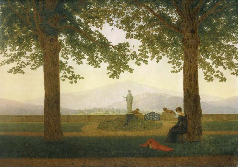 Caspar David Friedrich The Garden Terrace